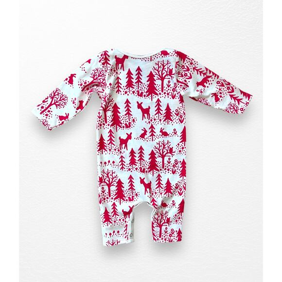 NEW Winter Water Factory Winter Print Romper, 3 Months - Picture 2 of 5